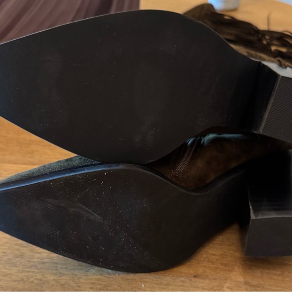 Jeffrey Campbell Suede Fringe Cattle Boot 8 - Picture 3 of 4